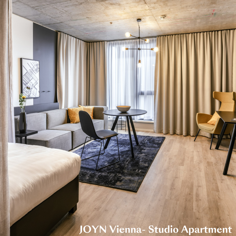 JOYN Serviced Living Vienna Studio Apartment