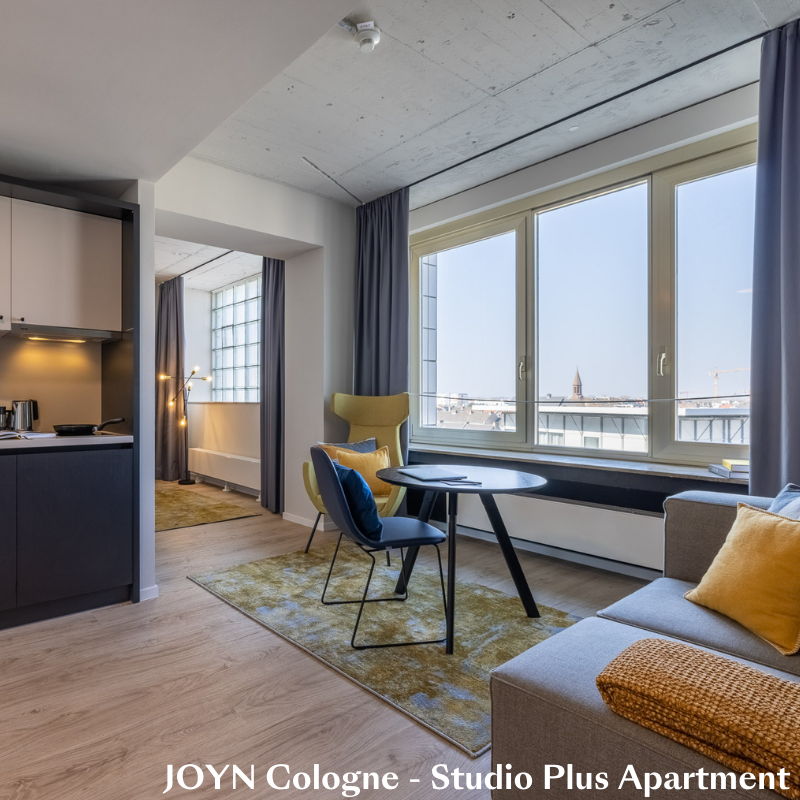 JOYN Serviced Living Cologne Studio Plus Apartment