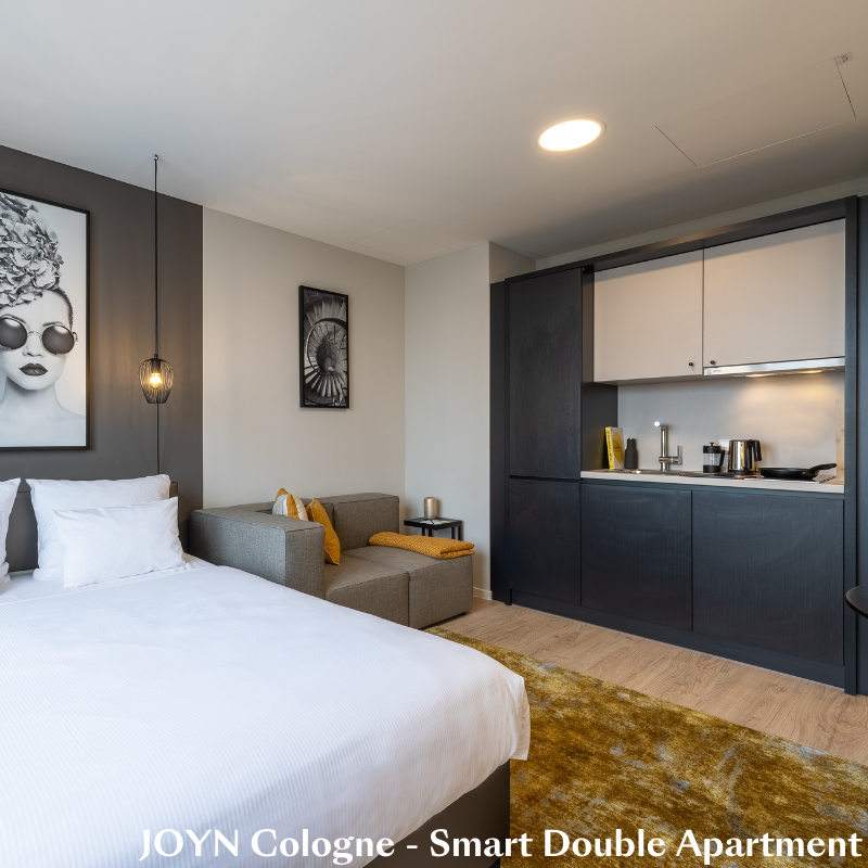 JOYN Serviced Living Cologne Smart Double Apartment